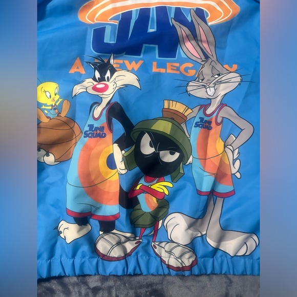 Members Only | Space Jam A New Legacy Tune Squad Team Windbreaker Loony Tunes XL - Picture 8 of 16